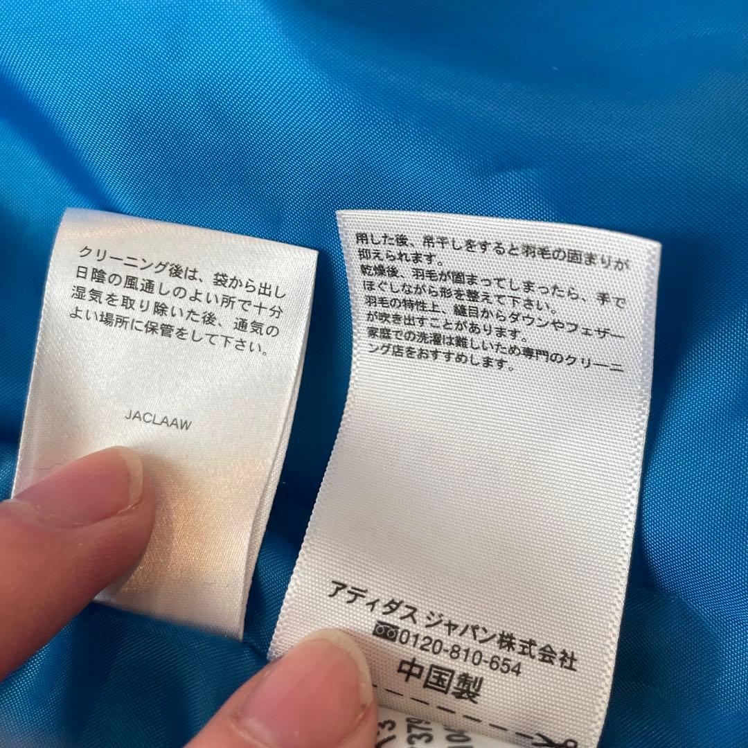 ✨️美品✨️adidas　ベンチコート　ダウンジャケット　ネイビー　Mサイズ