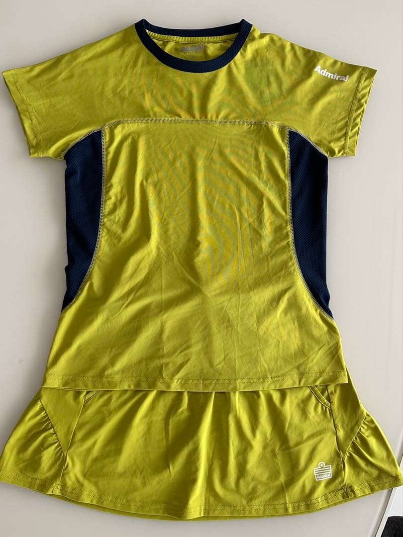Admiral テニスウェア ライムグリーン
