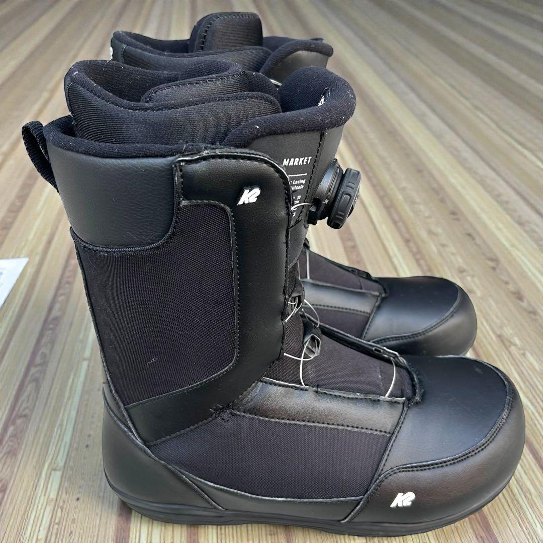 24-25最新モデル✨使用頻度少❣️K2 MARKET 27.5cm スノボブーツ