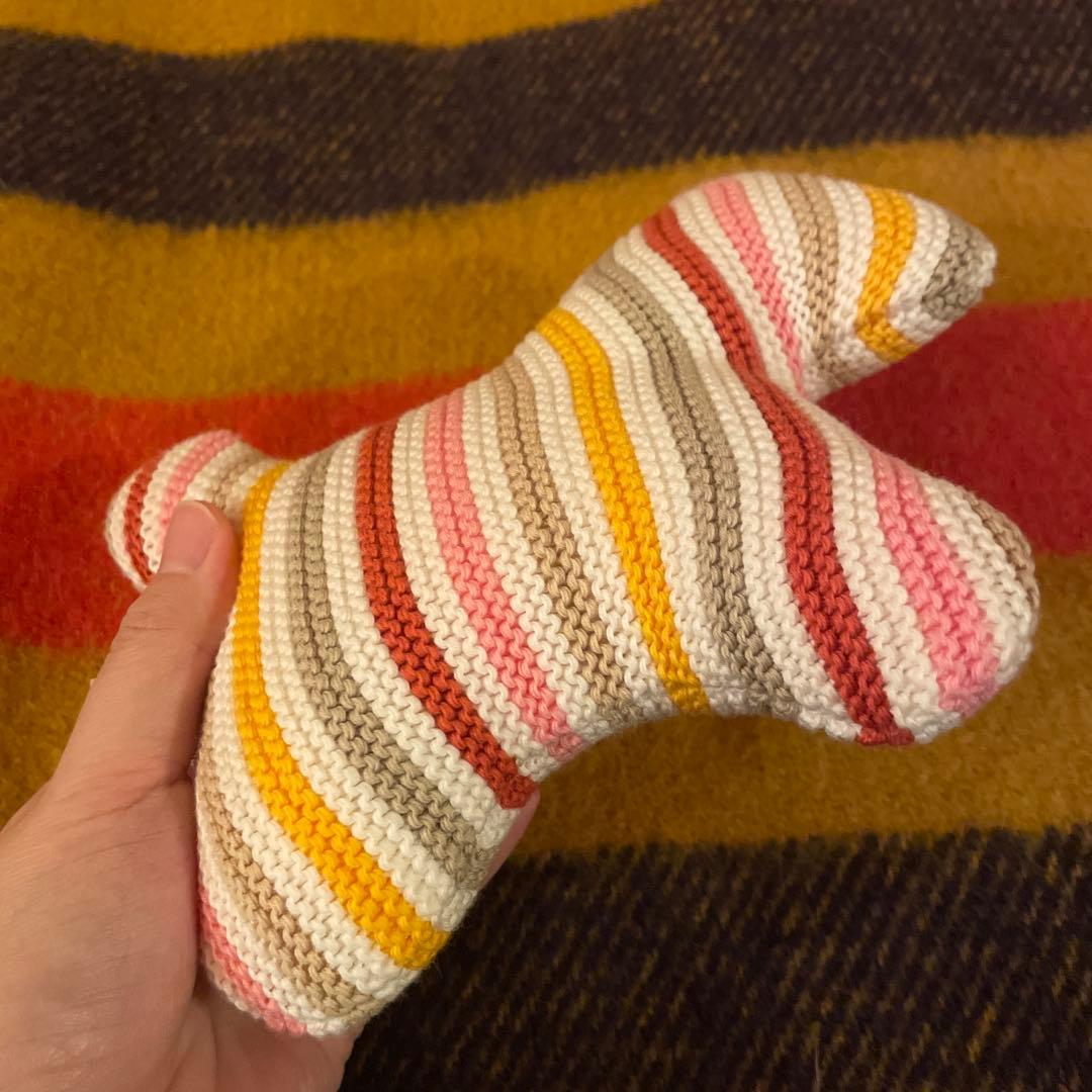 HERMES ストライプぬいぐるみ