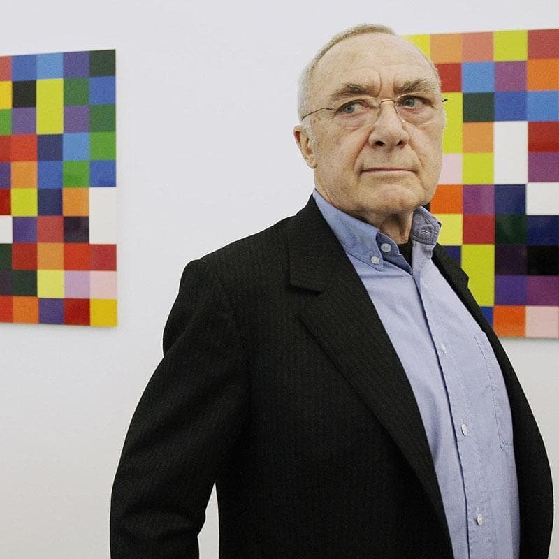 特別額装品/Abstract painting（ゲルハルト リヒター）/ブラック