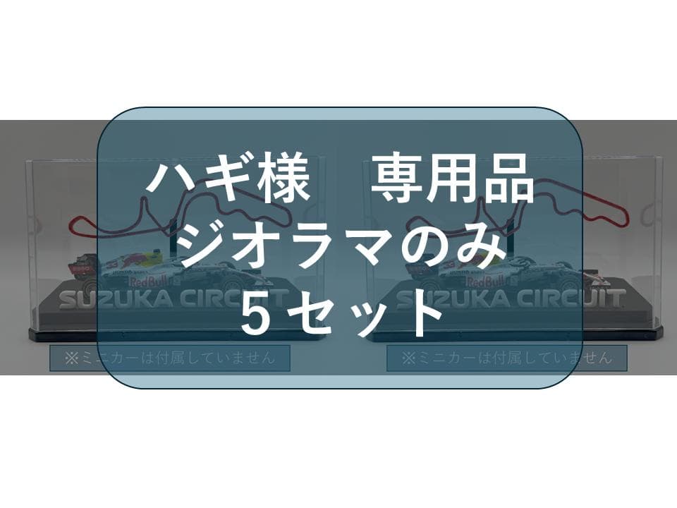 【ハギ品】【ジオラマのみ】ジオラマケース２セット