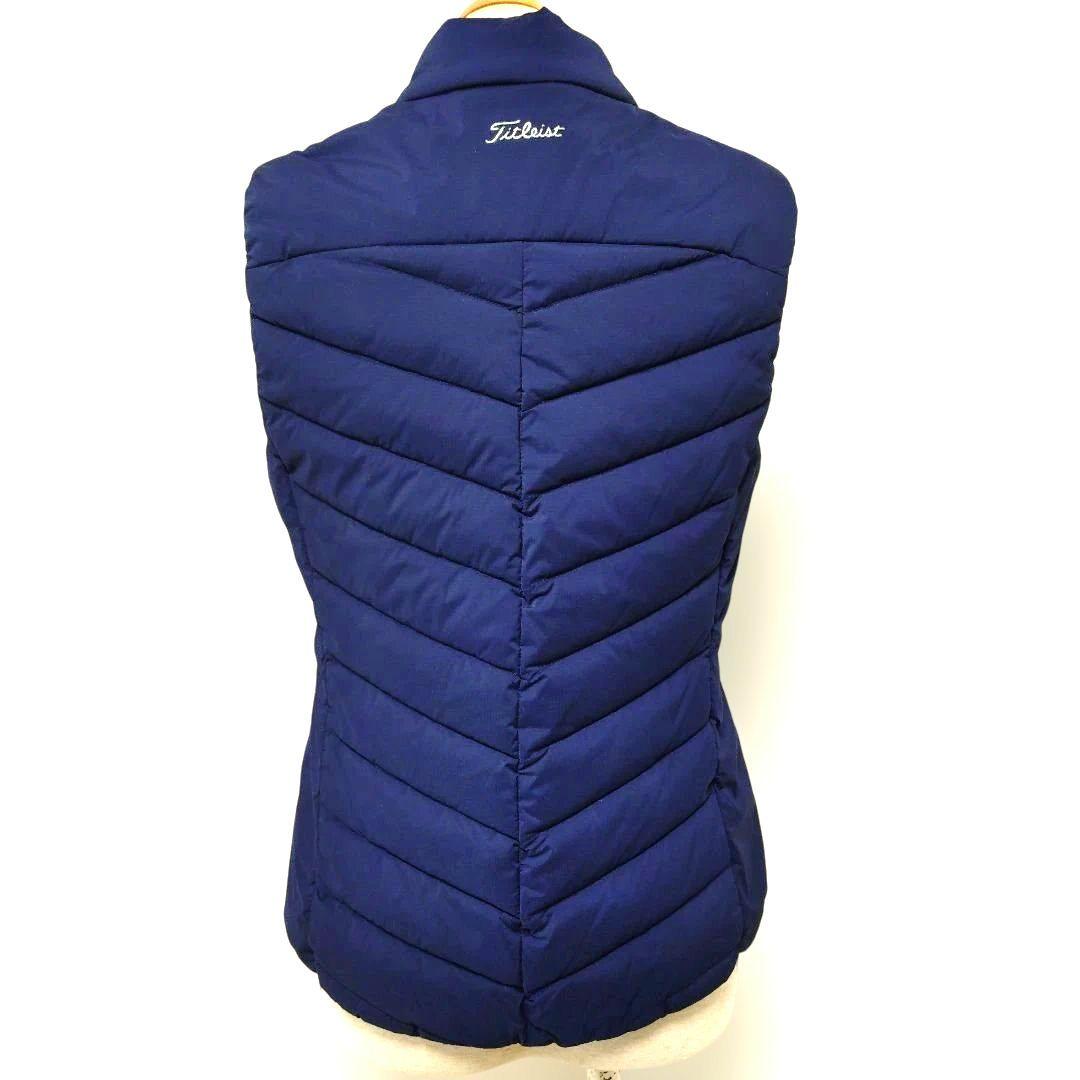 極美品★Titleist タイトリスト ゴルフ用 中綿ベスト M ネイビー