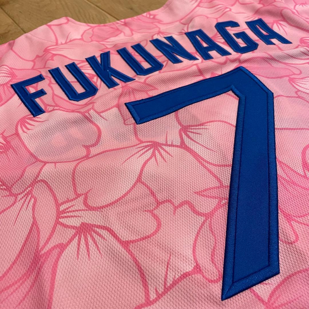 中日ドラゴンズ　昇竜　ユニホーム　桜　#7 福永裕基　一重縁取り刺繍 ①