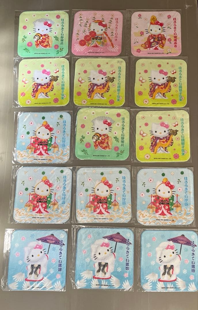 最終値下げ キティちゃん ✨レア✨ご当地キティ プチタオル 249枚 まとめ売り