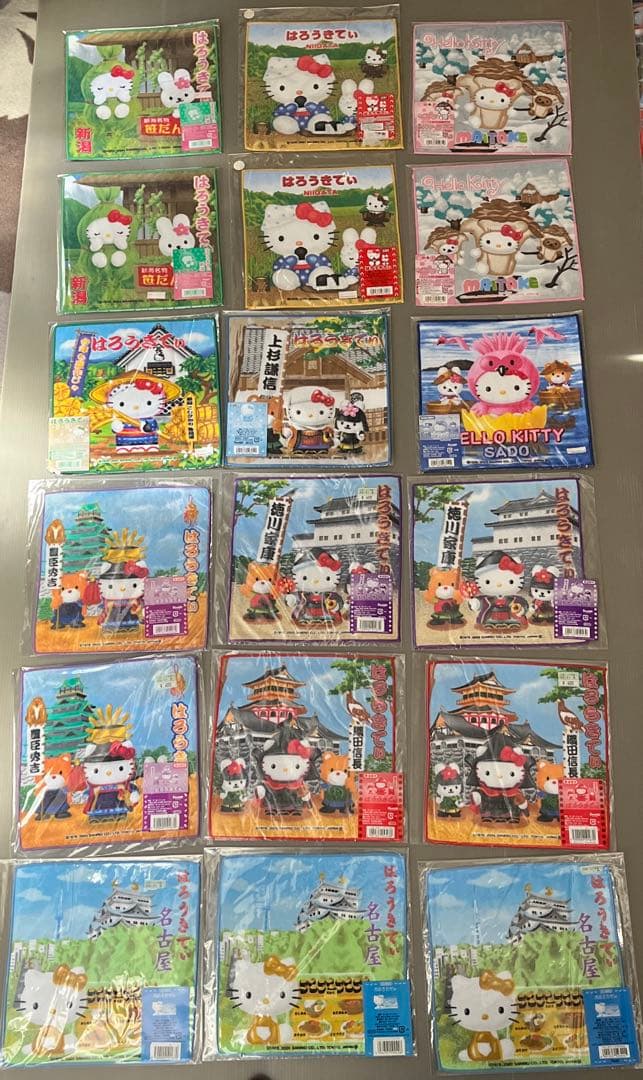 最終値下げ キティちゃん ✨レア✨ご当地キティ プチタオル 249枚 まとめ売り