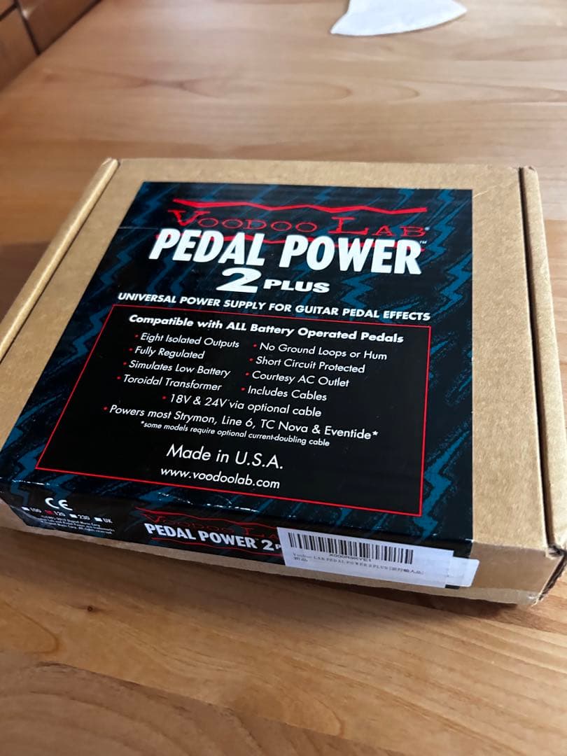 voodoolab pedal power 2 plus パワーサプライ