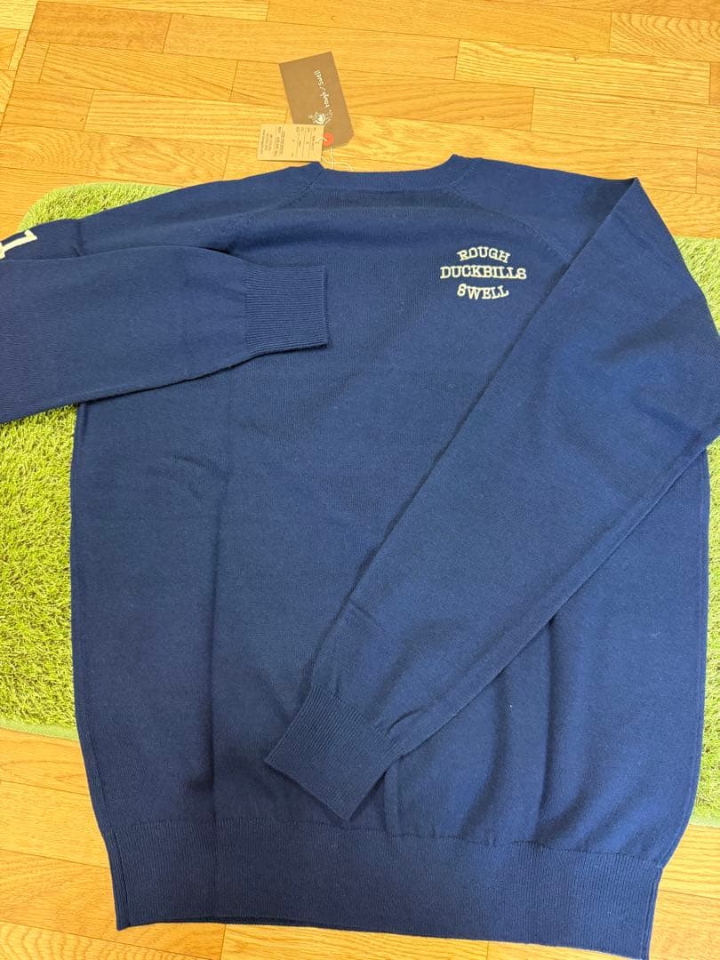 新品正規品【ROUGH&SWELL/M】メリノウール100%ニットセーターメンズ