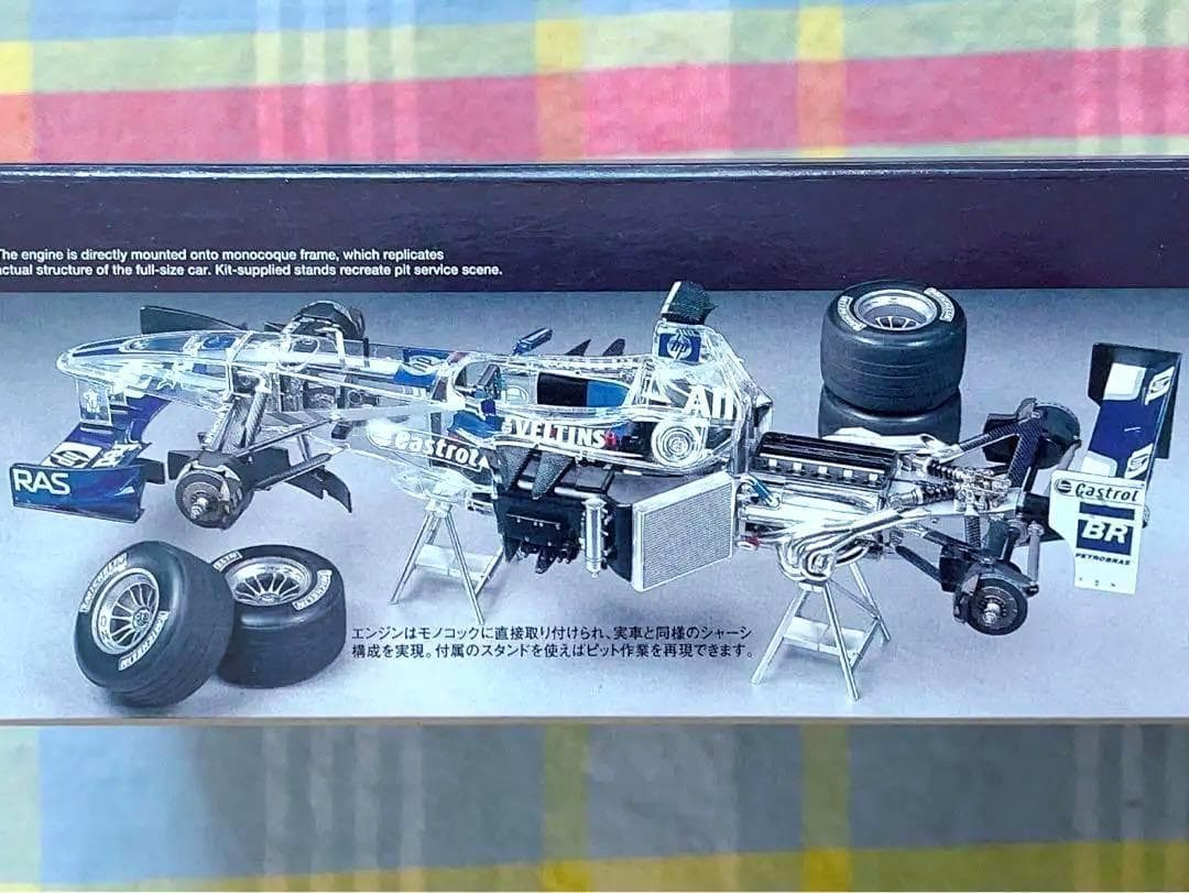 絶版 タミヤ 1/20 ウィリアムズ FW24 フルビュー カウル状態良好