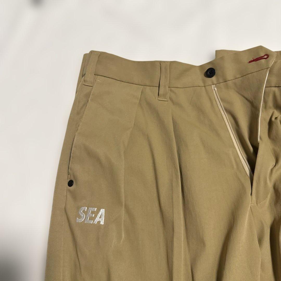 BRIEFING×WIND AND SEAゴルフパンツ ベージュ　サイズS
