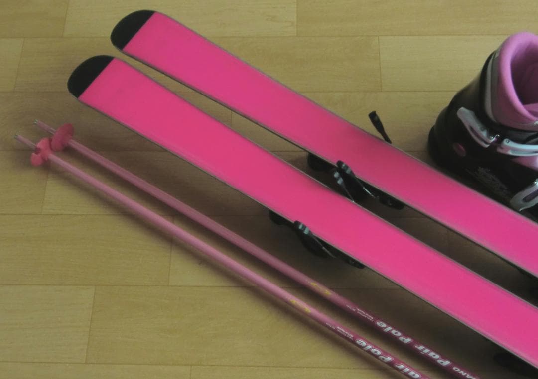 ■■送料無料■K2■ジュニア用スキー4点セット■板136靴24■WAX済■■