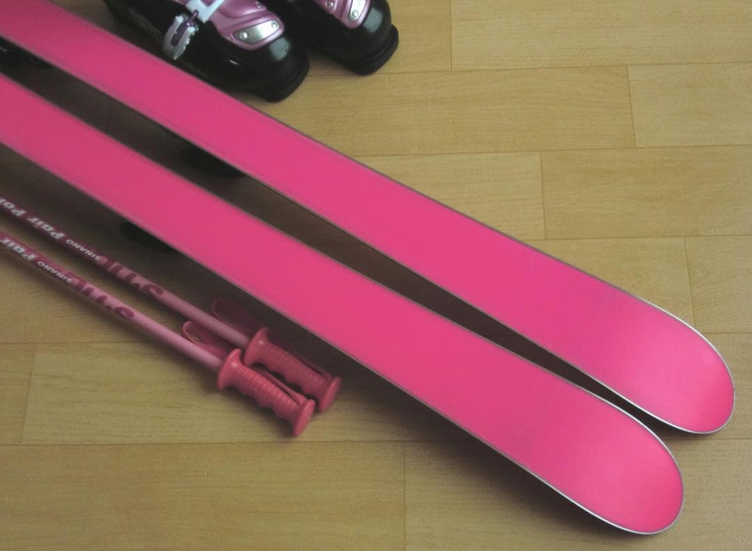 ■■送料無料■K2■ジュニア用スキー4点セット■板136靴24■WAX済■■