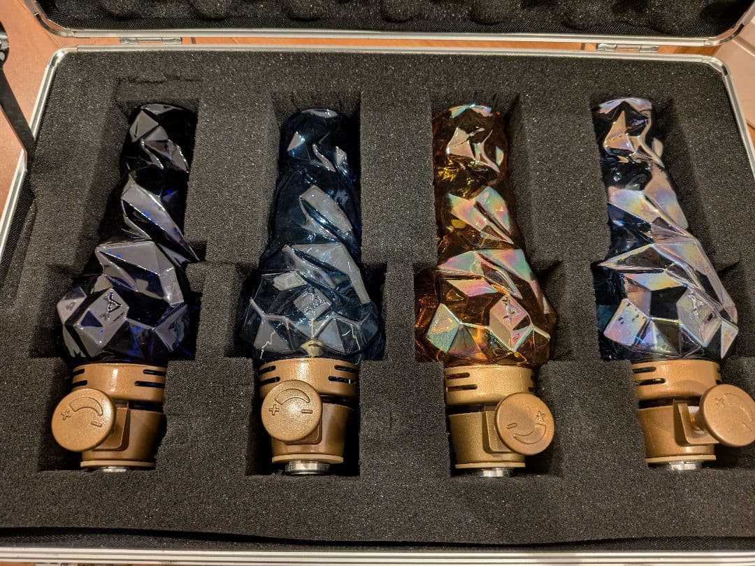 クラッシュアイス ルミエール イワタデンキ 5個セット 自作ケース