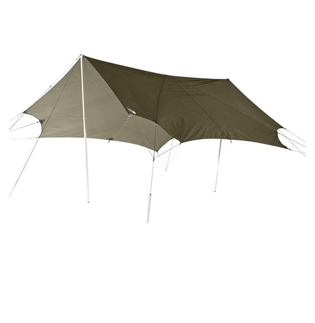 美品ノースフェイス　エバベース6 ネブラタープ6 フットプリント付テントとタープ