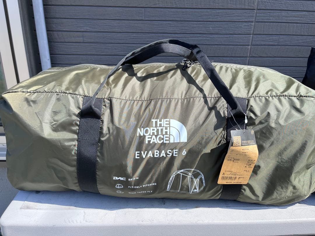 美品ノースフェイス　エバベース6 ネブラタープ6 フットプリント付テントとタープ