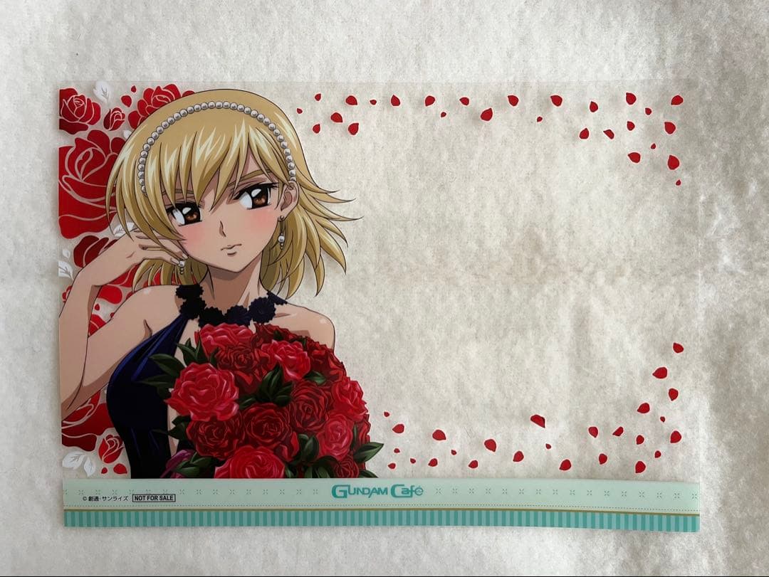 ガンダムSEED アスラン カガリ クリアシート クリアポスター ガンダムカフェ