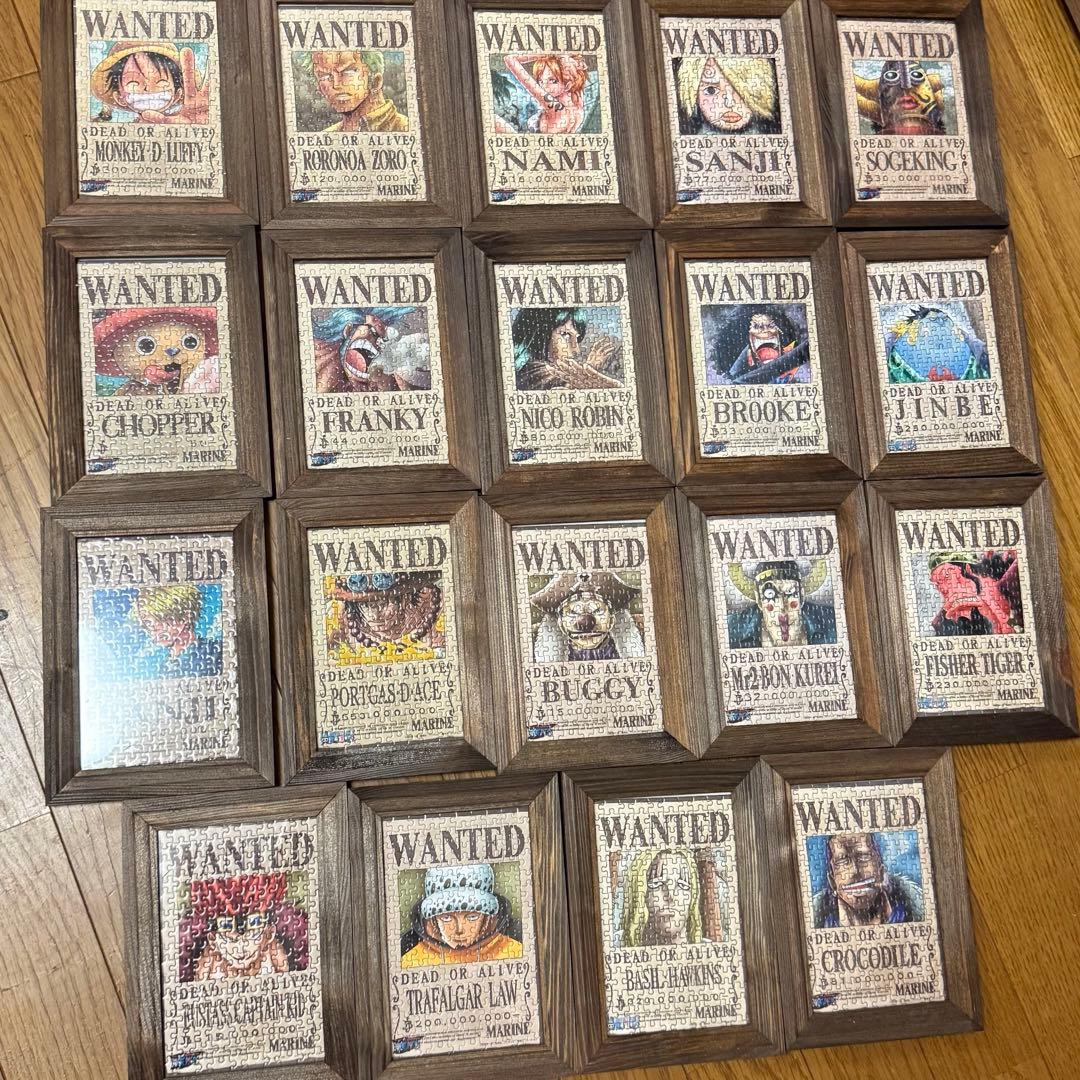 ワンピース ONE PIECE 手配書パズル ジグソーパズル パズル