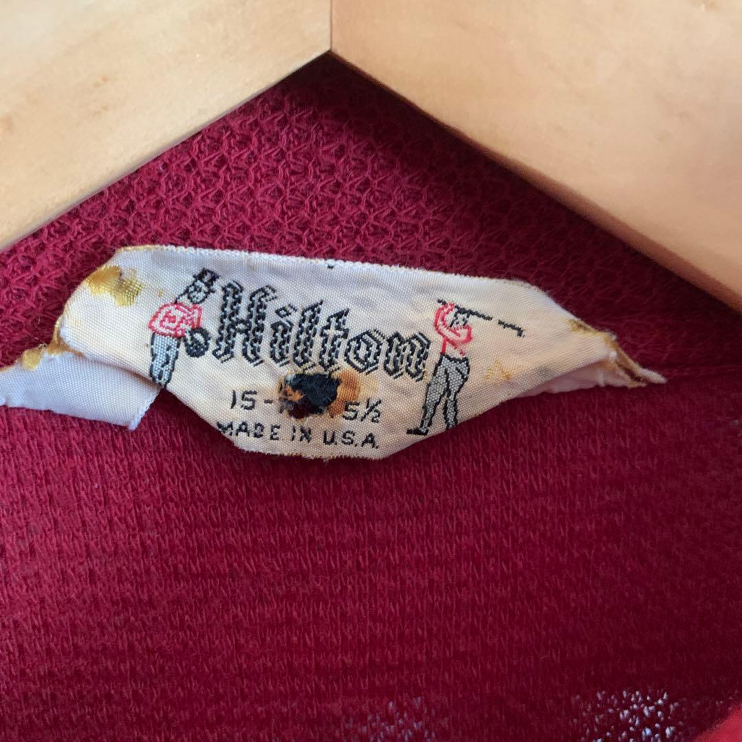 ビンテージ　Craig Lapit 赤 ボーリングシャツ