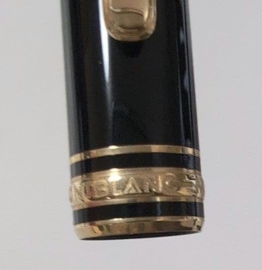 モンブラン　万年筆　黒　未使用　レザーケース