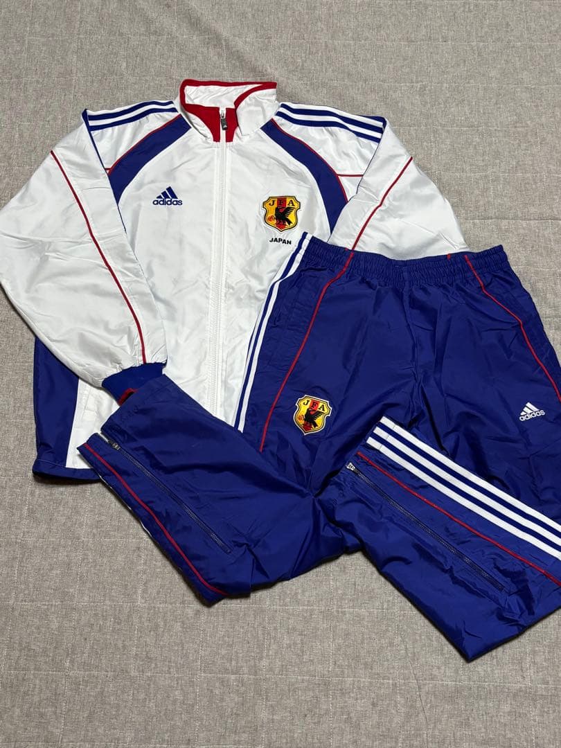 adidas 日本代表 サッカー ウインドブレーカー Lサイズ セットアップ