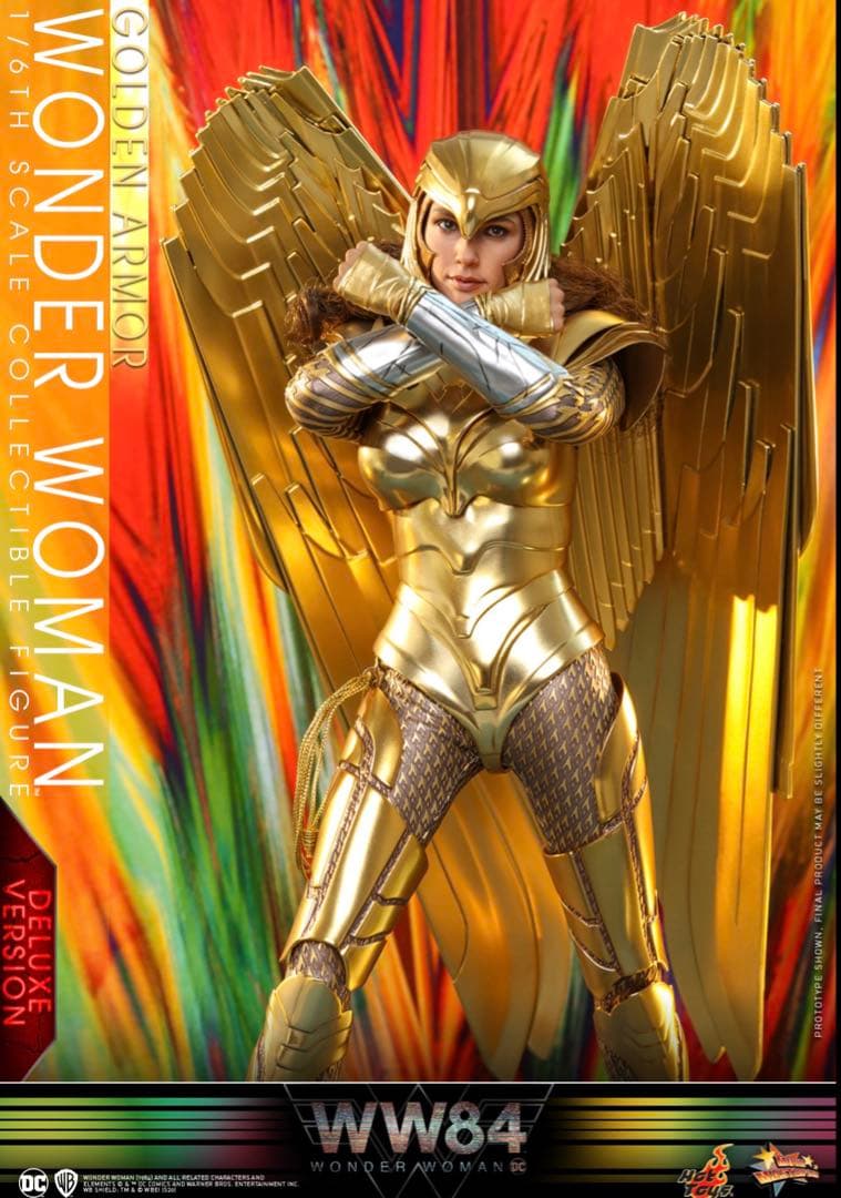 【未開封】ホットトイズ ワンダーウーマン ゴールドアーマー ボーナスアクセサリー