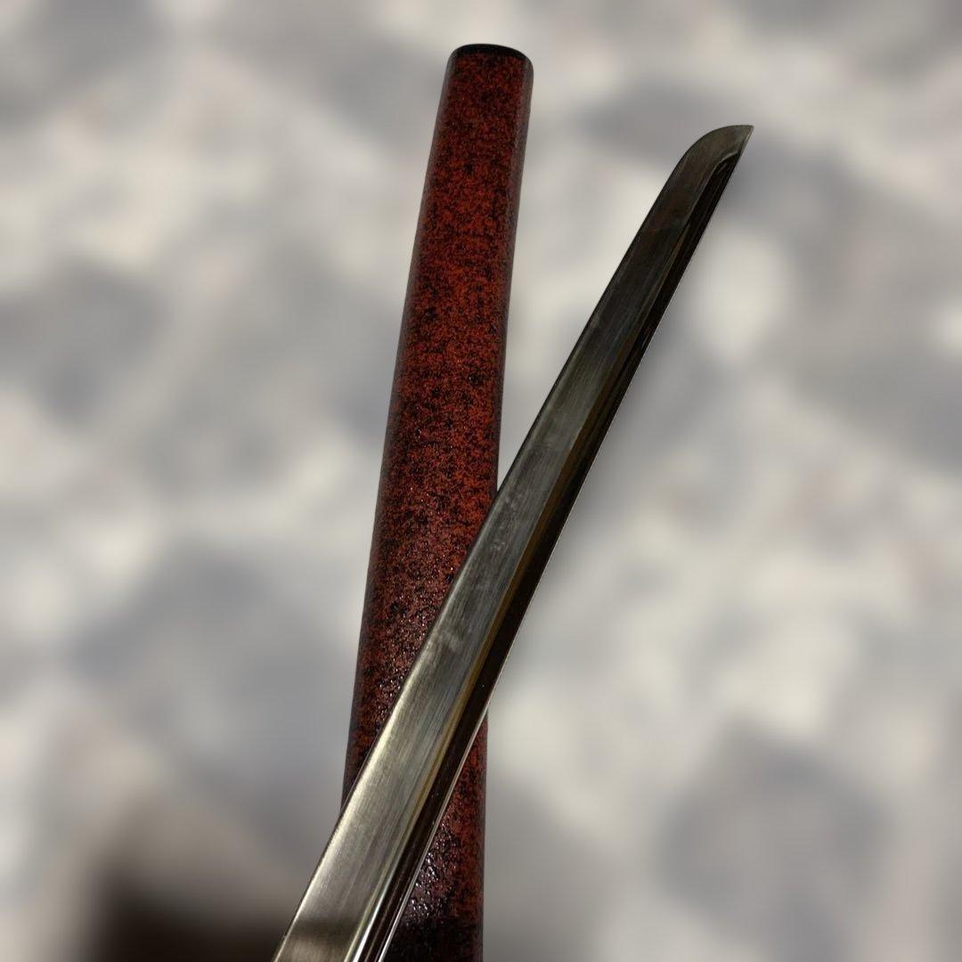 豪華模造刀(刀袋付) 坂本龍馬拵え 黒柄 龍彫透し丸鍔