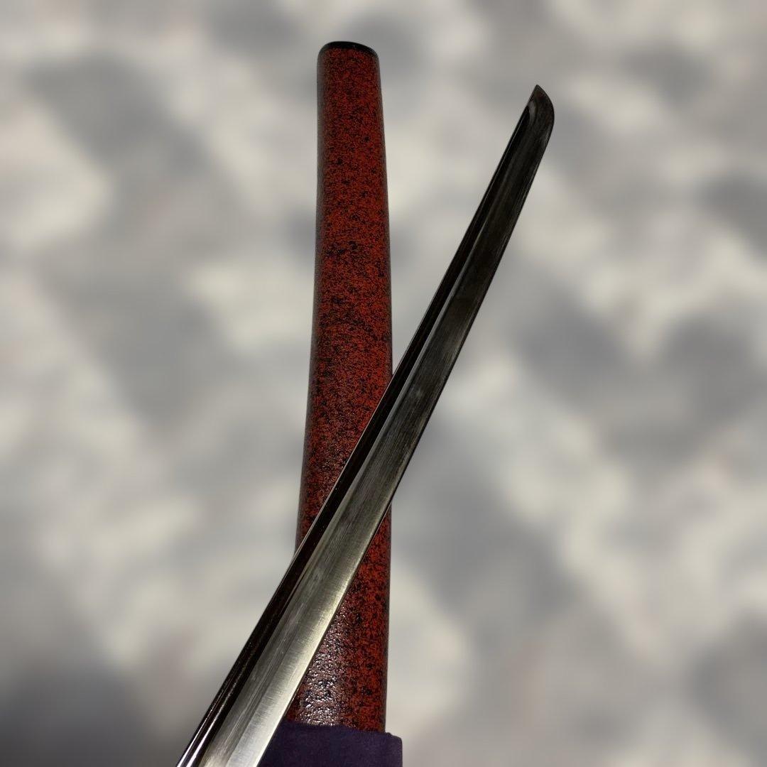 豪華模造刀(刀袋付) 坂本龍馬拵え 黒柄 龍彫透し丸鍔