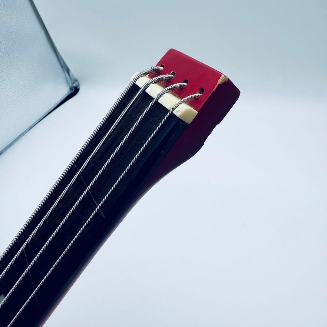 AnyGig エニィギグ 赤 トラベルベース エレキベース 現状品