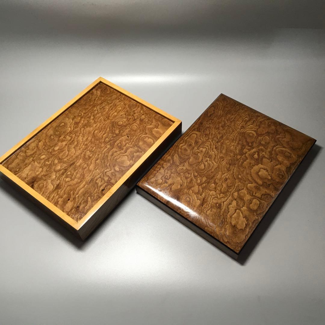 黄檗　オウバク　黄檗　キハダ　文箱　宝石箱　小物入れ　指物