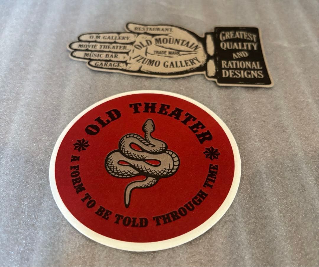 OLD MOUNTAIN RAKUSA とOLDTHEATERコースターのセット