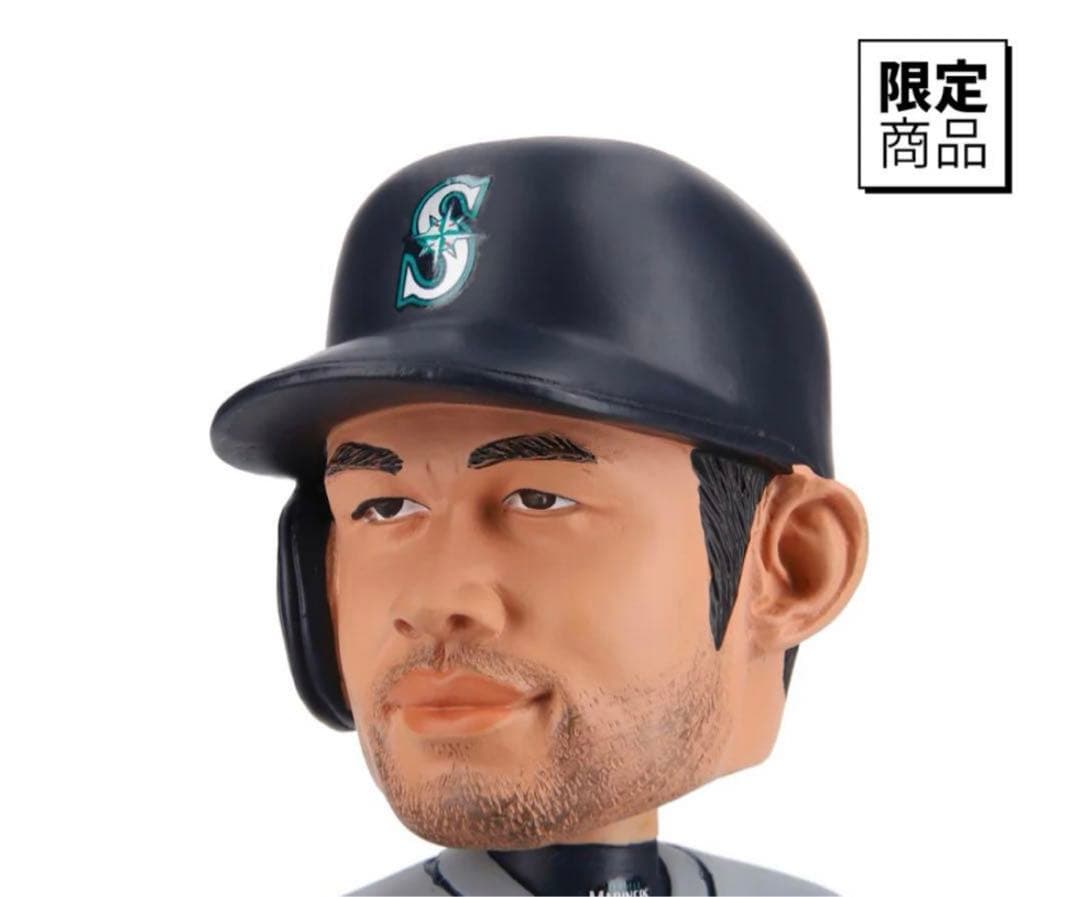 イチロー MLB公式・限定 ボブルヘッド(記念台座付) 世界限定3000個完売品