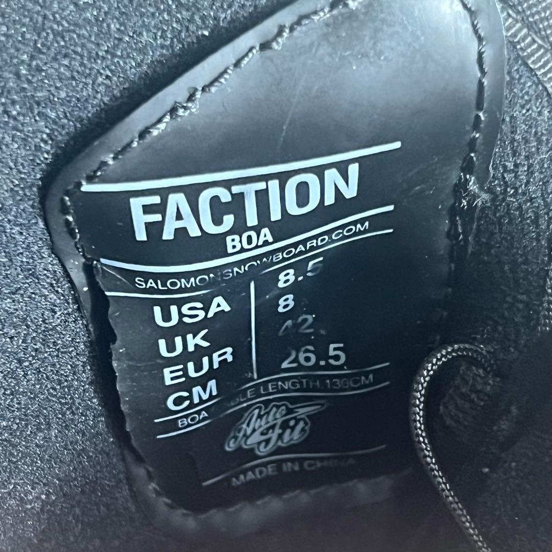 SALOMON FACTION BOA スノーボードブーツ 26.5cm