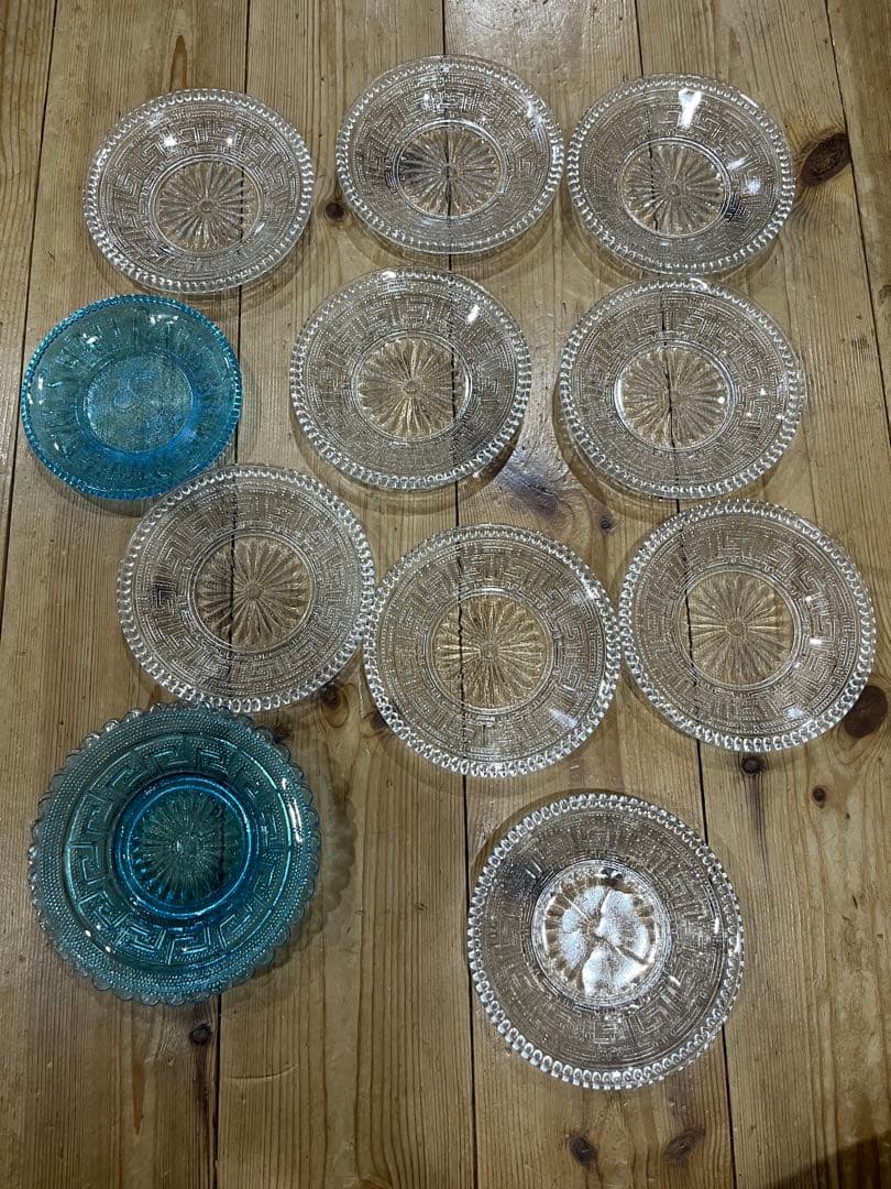 プレスガラス11枚セット