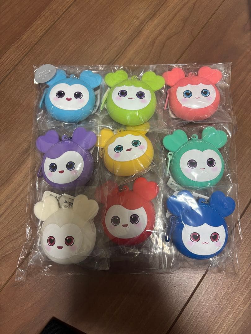 twiceGIGOシリコンミニウォレット　コンプリート