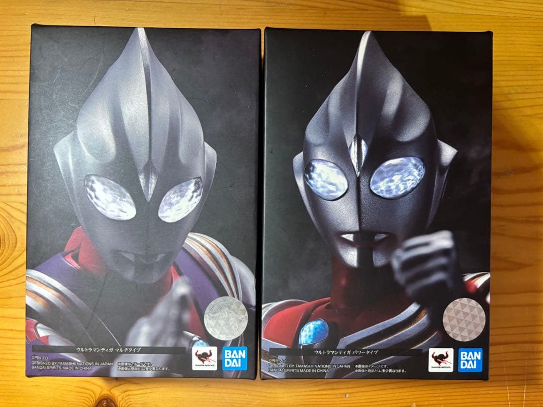 ウルトラマンティガ　マルチタイプ,パワータイプ　セット