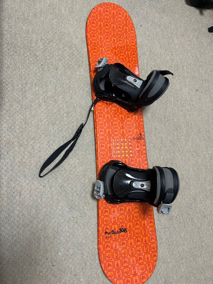 NAKID キッズ用スノーボード108cm バイン付 初心者◎