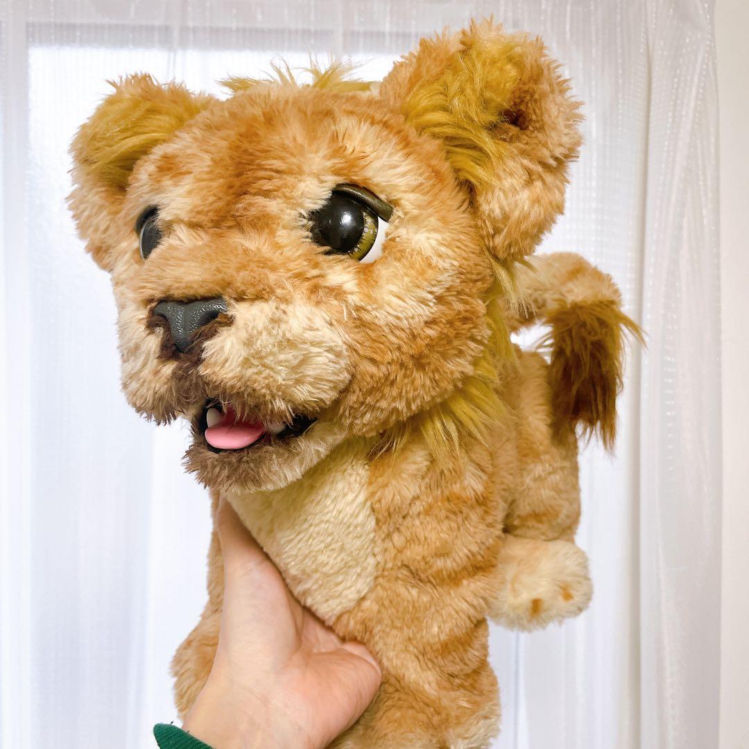 ライオンキング　シンバ　ファーリアル　トーキング　ぬいぐるみ　アメトイ