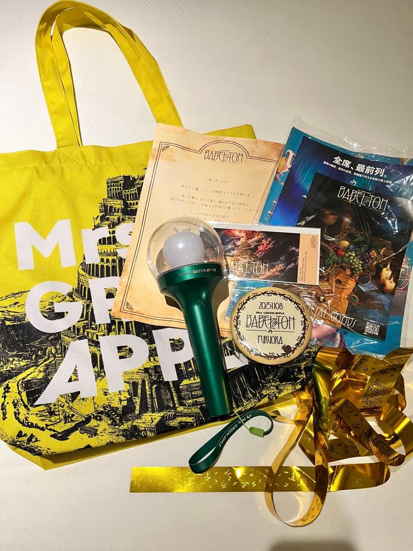 ミセスグリーンアップル　ライブグッズ