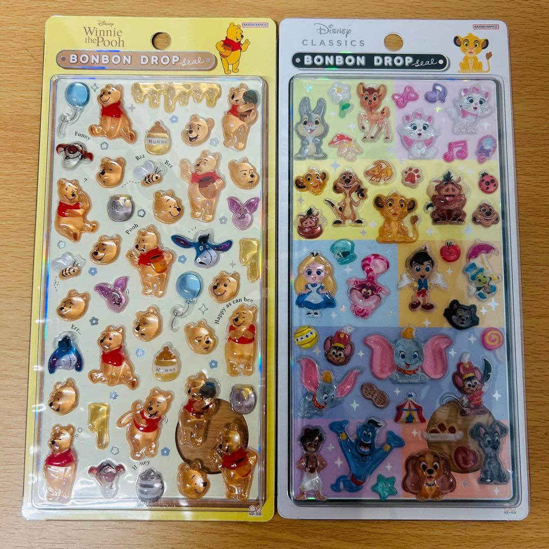 新品未開封 正規品 ボンボンドロップシール シナモン+ディズニー8種セット