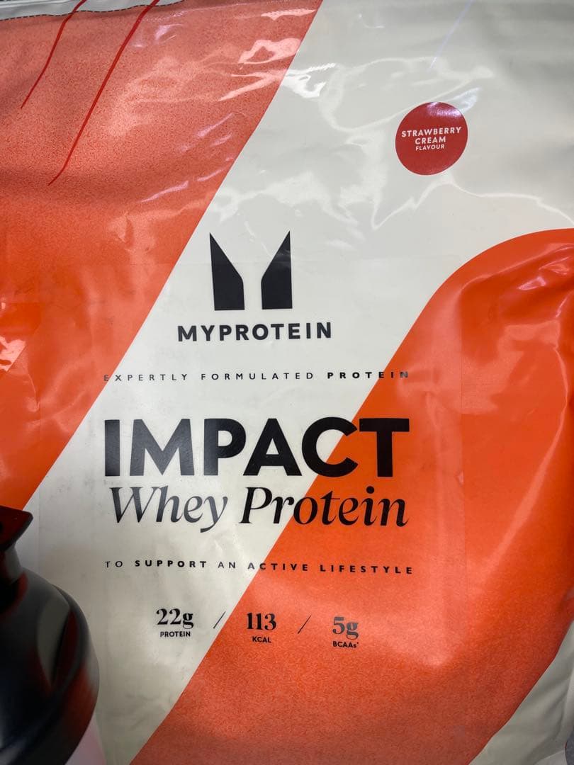 マイプロテイン　ホエイプロテイン(ストロベリークリーム)2.5kg セット