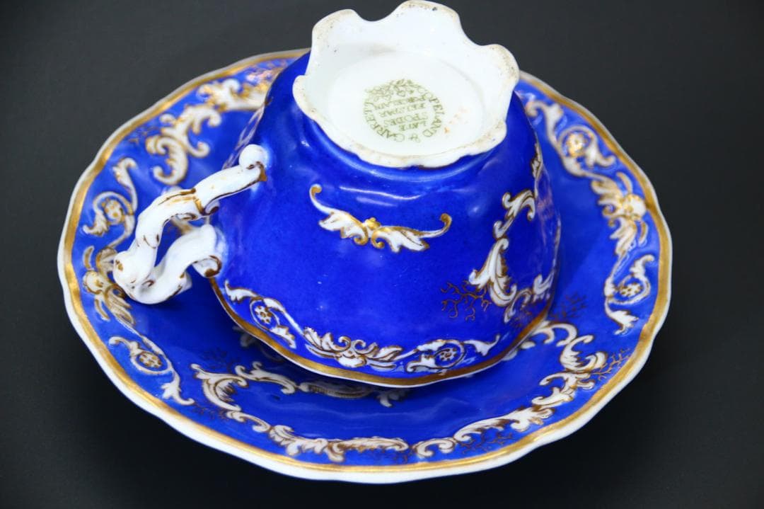 一点もの 芸術 1833年 英国 スポード コープランド カップ&ソーサー