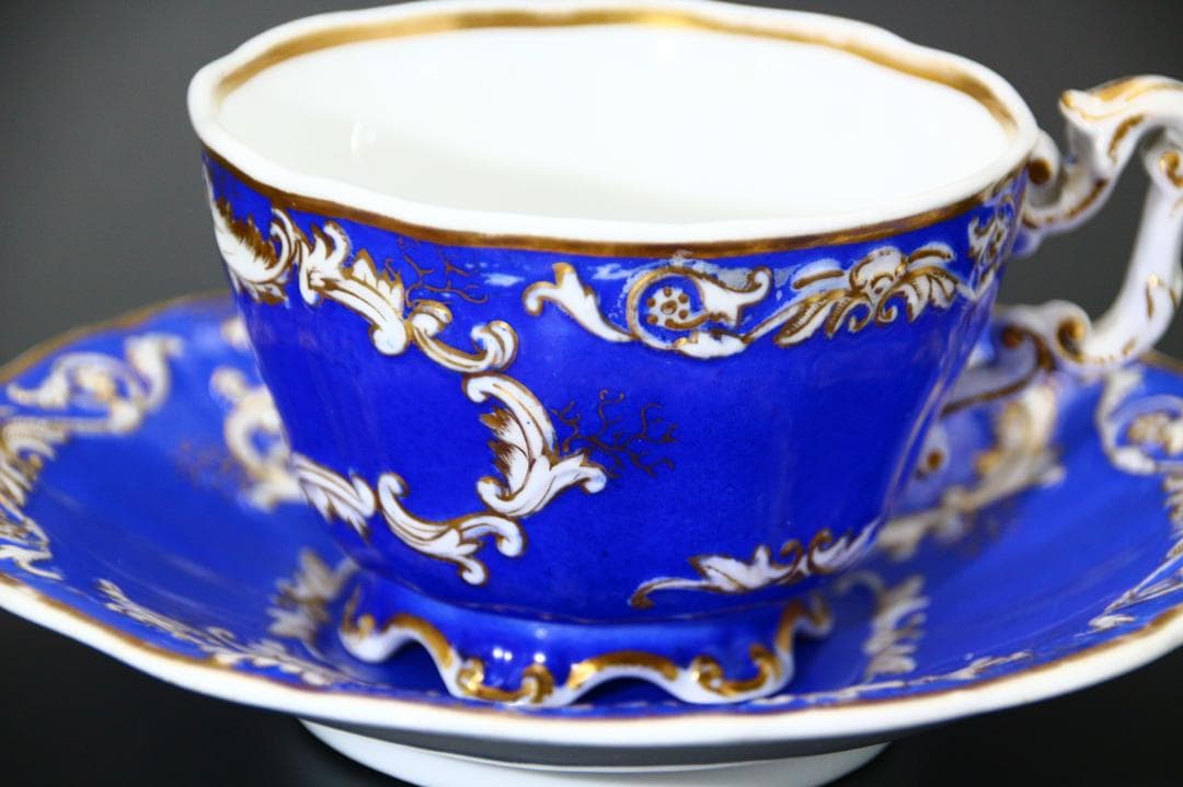 一点もの 芸術 1833年 英国 スポード コープランド カップ&ソーサー