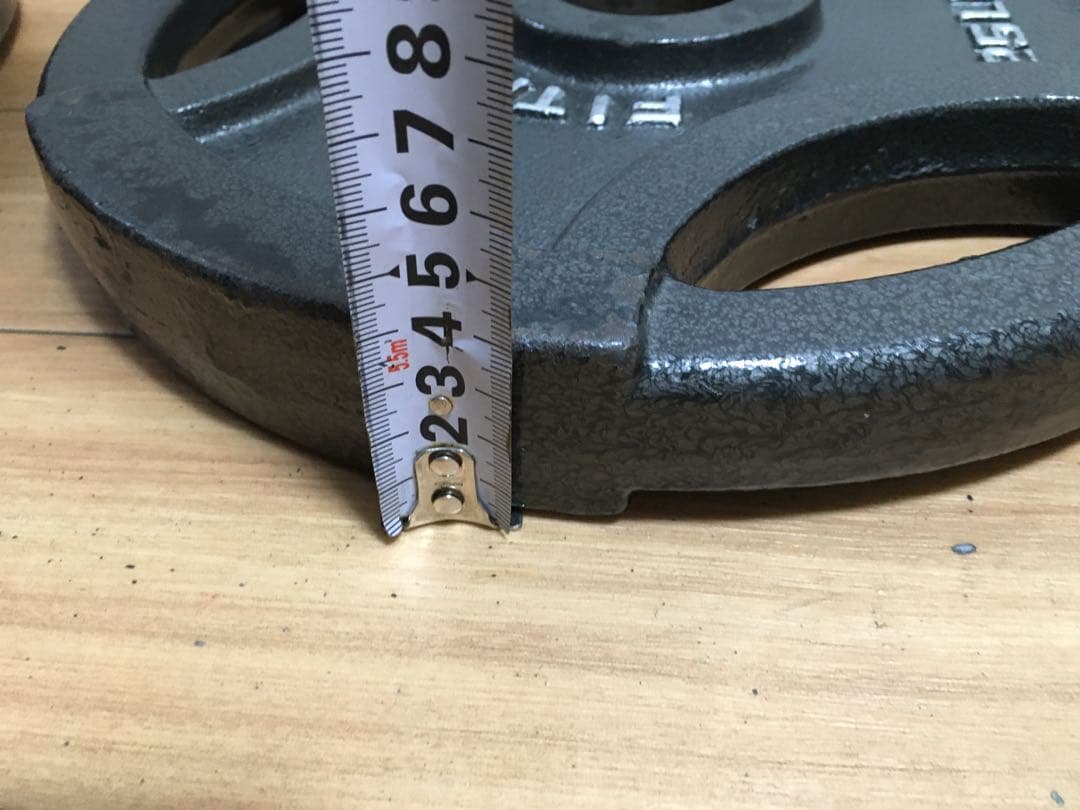 FITNESS GEAR オリンピック プレートセット穴径50mm 計107Kg