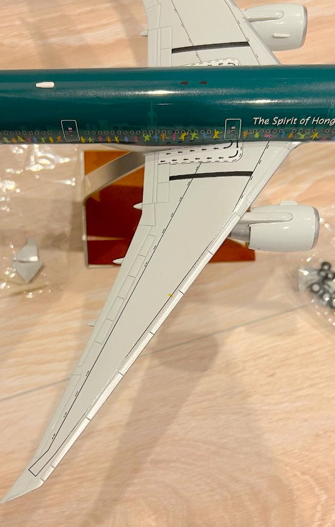 キャセイパシフィック航空ボーイング777-367型旅客機模型　香港精神号特別塗装