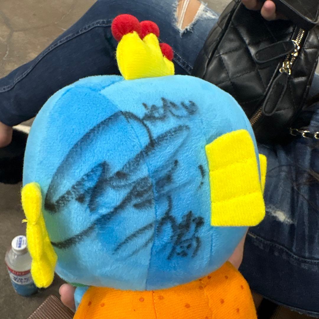 ボートレース深谷知博サイン入りぬいぐるみ