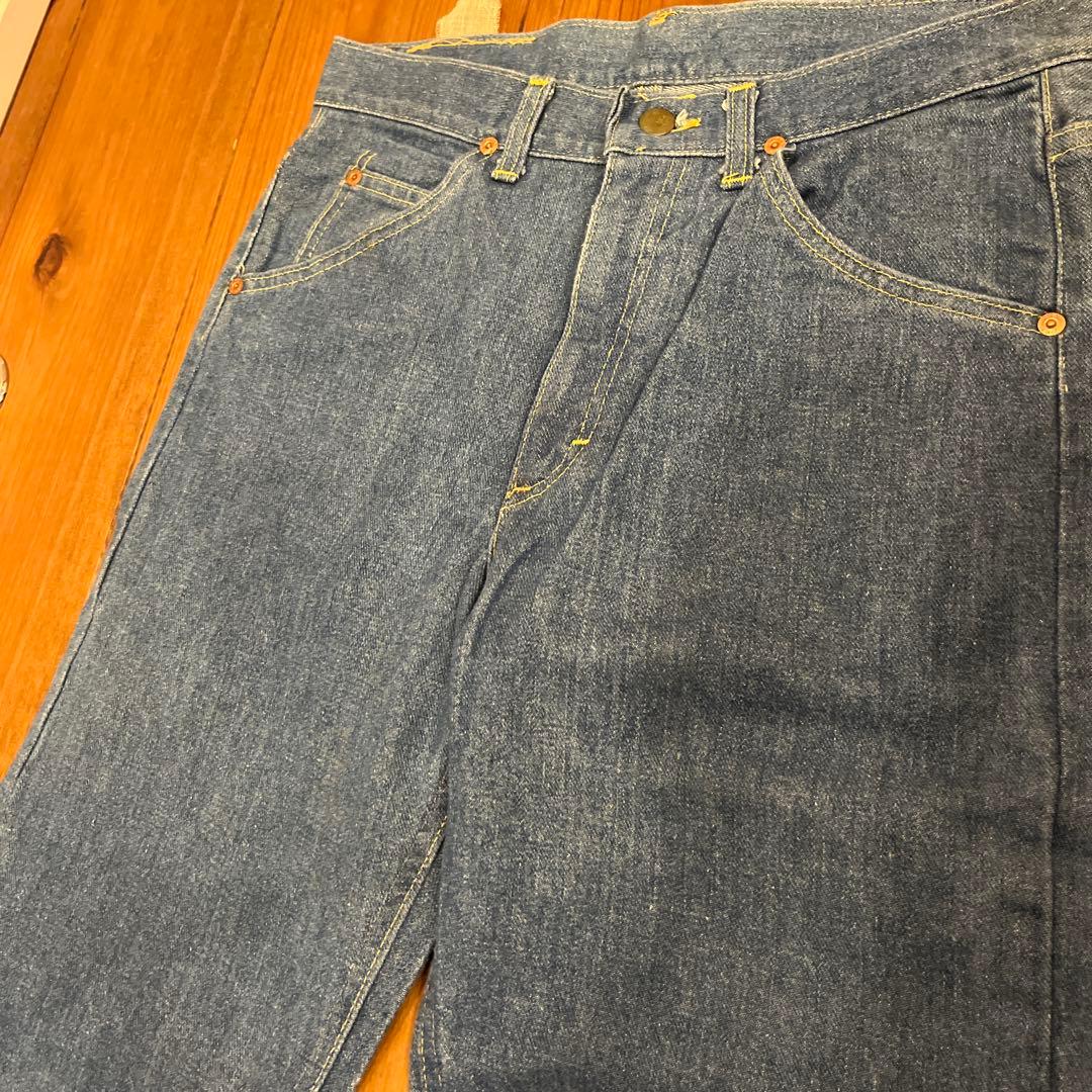 ヴィンテージ希少70s Lee 200-0049 デッドストックストレートデニム