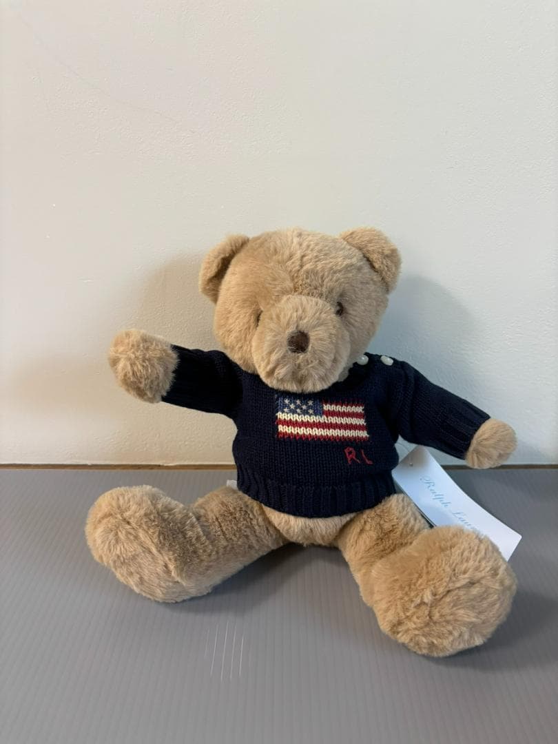 新品タグ付き　定番　ラルフローレン　ポロベア　フラッグセーターぬいぐるみスモール