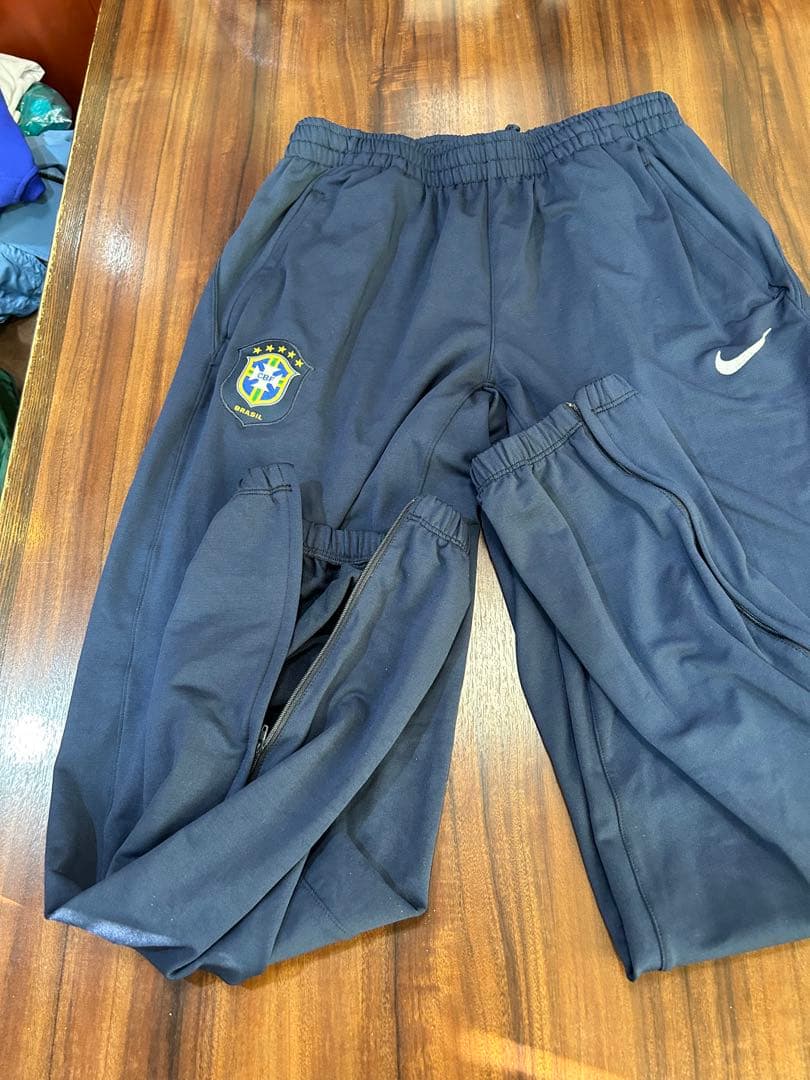 超貴重‼️ブラジル代表•選手実使用品•ブルー✖️濃紺・ジャージ上下