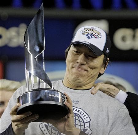 #55ゴジラ松井直筆サイン・2009MLBワールドシリーズ、記念Tシャツ＆CAP