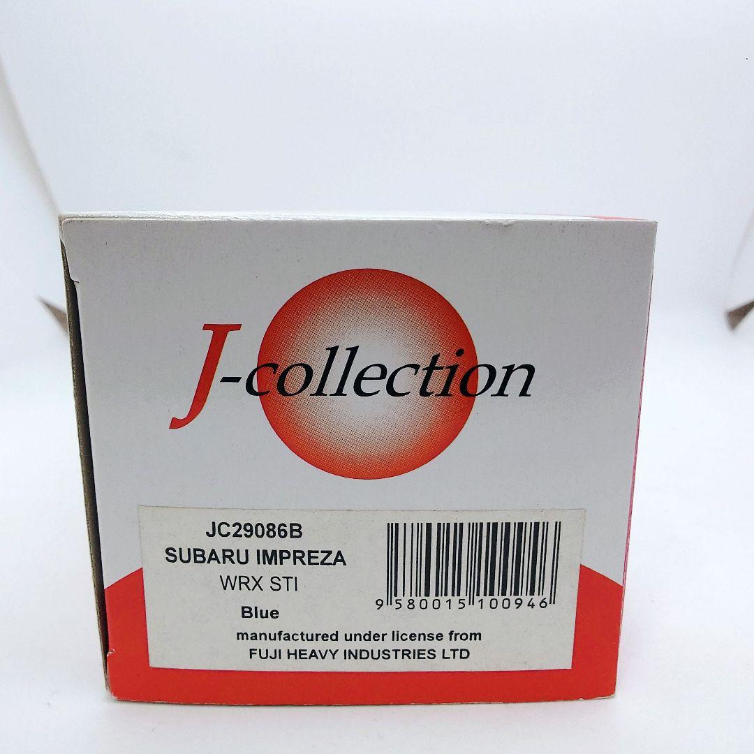 京商 Jコレクション インプレッサ WRX 1/43 ミニカー GDB ブルー